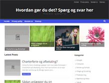 Tablet Screenshot of hvodden.dk
